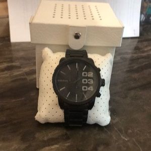 Diesel Men's Chrono Black PVD Bracelet Watch